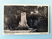 Cieszyn - Teschen (Olsagebiet) Schillerdenkmal - lata 40-te XX wieku