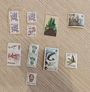 Znaczki PRL lata 70 i nowsze