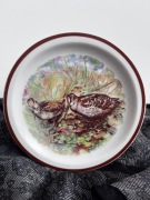 Talerz ozdobny z porcelany PRL WAWEL POLSKA słonki 