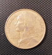 LICYTACJA MONETA 20 centimes 1968 Francja 