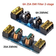 Filtr przeciwzakłóceniowy EMI sieciowy 6A lub 25A 230VAC jednofazowy audio