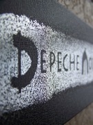 DEPECHE MODE grawerka LOGO  ... Staloryt 13 X 50 cm