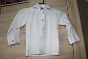 elegancka biała koszula z długim rękawem r 104 chłopiec