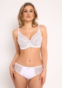 Biustonosz miękki Samanta Mona A125 80F, biała, bralette