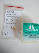 Haczyki wedkarskie 2 opak. nr.14 i 20 po  10 szt -Mustad