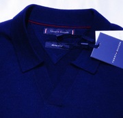 Tommy Hilfiger koszulka polo XL knit merino corneliani smedley open collar