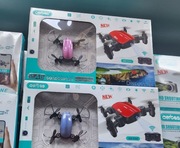 Dron Quadrocopter WiFi HD Kamera 2.4GHz FPV LED Składany 14+ Pilot