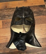 Maska solidna halloween / impreza / cosplay - Batman - czarna nowa