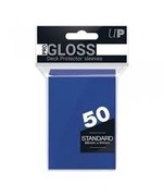 ULTRA PRO: DECK PROTECTOR SLEEVES GLOSS BLUE 50 SZTUK 66 X 91MM