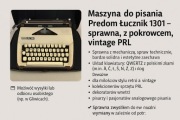 Maszyna do pisan Predom Łuchnik vintage