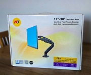 BIURKOWY OBROTOWY UCHWYT MONITORA LCD LED NB F80 17-30"