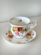 Filiżanka z talerzykiem Royal Canterbury Fine Bone China Madelaine