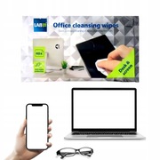 Chusteczki do czyszczenia ekranów okularów 40 szt/paczk nasączone alkoholem