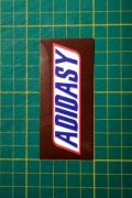 Snickers adidasy mnie bawi wlepy naklejki