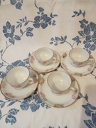 4 antyczne filiżanki mokka Thomas Rosenthal różyczki