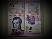 Wenezuela. 50 Boliwarów -Stan UNC.