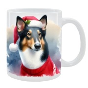 KUBEK Z PSEM Owczarek szkocki Collie - PREZENT, PERSONALIZOW, 24HWYS