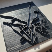 Stempel pieczątka splecione dłonie