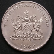 Trinidad i Tobago 1 dolar 1969 - stan 1/2