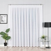 Firana woal sable z ołowianką 250x200 taśma