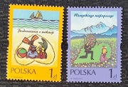 Polska 2001 Fi 3737-3738, czyste