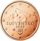 1 Euro - cent SŁOWACJA 2010 z rolki RZADKA