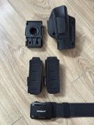 Zestaw Glock 19/45 MOS pas ładownice Idogear kabura Omitac