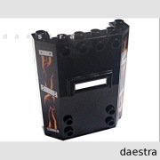 LEGO Nexo Knights 22387pb001 PANEL 2 x 2 x 6 czarny z oknem z 70316