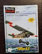 MAŁY MODELARZ 7/1998 - Fokker E.V ( D.VIII )  Samolot Myśliwski