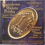 Menniczy Zestaw monet obiegowych 1990r