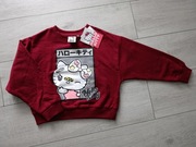 Nowa dziewczęca bluza Hello Kitty bordowa rozmiar 122/128