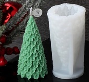 Choinka Świąteczna forma silikonowa 10.5*6 do Wosku Świec akcesoria 