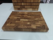 Dębowa deska sztorcowa do krojenia 38x28x3.5 cm