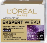 L'oreal Ekspert wieku krem na noc 60+