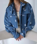 Nowoczesna damska kurtka jeans BG Popcorn NIEBIESKA, Brandenburg Couture M