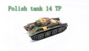 Model z druku 3 D Polski czołg 14TP 1939   PROMOCJA