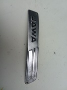 JAWA 350 DE LUX LEWY BOCZEK ZBIORNIKA PALIWA BLACHA NAKŁADKA CHROM