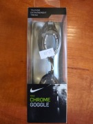Oryginalne okulary pływackie Nike Swim Chrome - nieotwierane - czarne