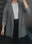 Czarno-biała marynarka