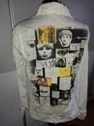 ELISA CAVALETTI  38/M  biały żółty czarny 