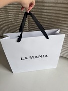 La Mania duża biała torba prezentowa oryginalna 52/45/16