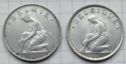 #2708 Belgia 1 frank 1922 i 1934