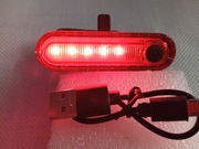 Światło tylne do roweru z mocowaniem 