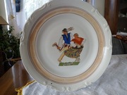 porcelana Chodzież patera