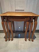 Stolik drewniany trójak