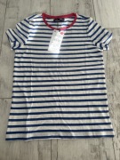 Podkoszulek paski XXS Sinsay bawełna okrągły dekolt