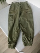 FB Sister damskie spodnie bojówki khaki r XS pas 68
