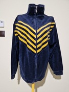 Bluza welurowa granatowa na zamek 