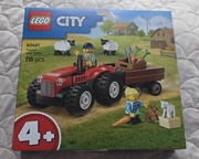 LEGO City 60461 Czerwony traktor z przyczepą i owcami