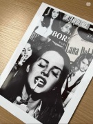 Plakat A4 kodak lana del rey poster music muzyka 